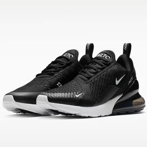 Nike Air Max 270 Black and White Sneakers Women’s Shoes Size: 12 (US) USED